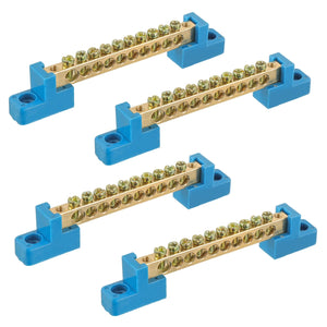 LinkMejor 4PCS Barre de Bus de Terre 10 Positions