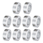 10pcs Set Screw Collars 16mm Bore, Aluminum Shaft Collars, 26mm OD and 10mm Thickness, Set Screw Clamp Collar, Stop Collar for Linear Rod Shaft Guide