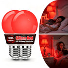 Lampadine rosse a 670 nm LinkMejor per il sonno, 100% per bloccare la luce blu, A15 7W 2PK