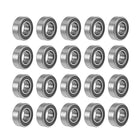 MR126-2RS Deep Groove Ball Bearings 6mm Inner Dia 12mm OD 4mm Bore Double Sealed Chrome Steel Z2 20pcs