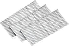 3000Pcs 18 Gauge Brad Nails, 1" Length Straight Finishing Nails, Galvanized Carbon Steel Nails for Woodworking Construction Silver