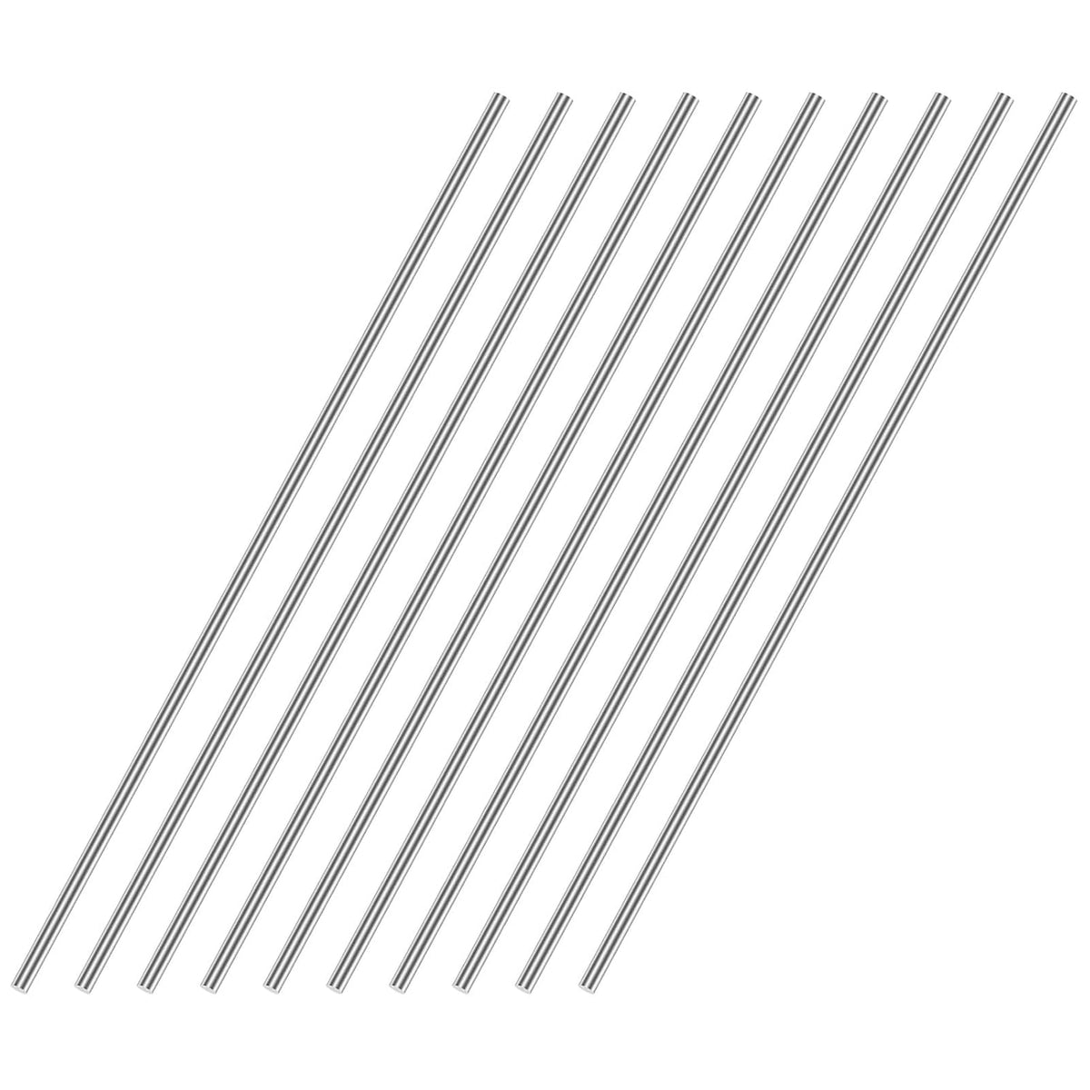 1.5mm x 300mm 304 Stainless Steel Solid Round Rod for DIY Craft - 12pcs