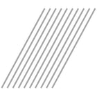 1.5mm x 300mm 304 Stainless Steel Solid Round Rod for DIY Craft - 12pcs