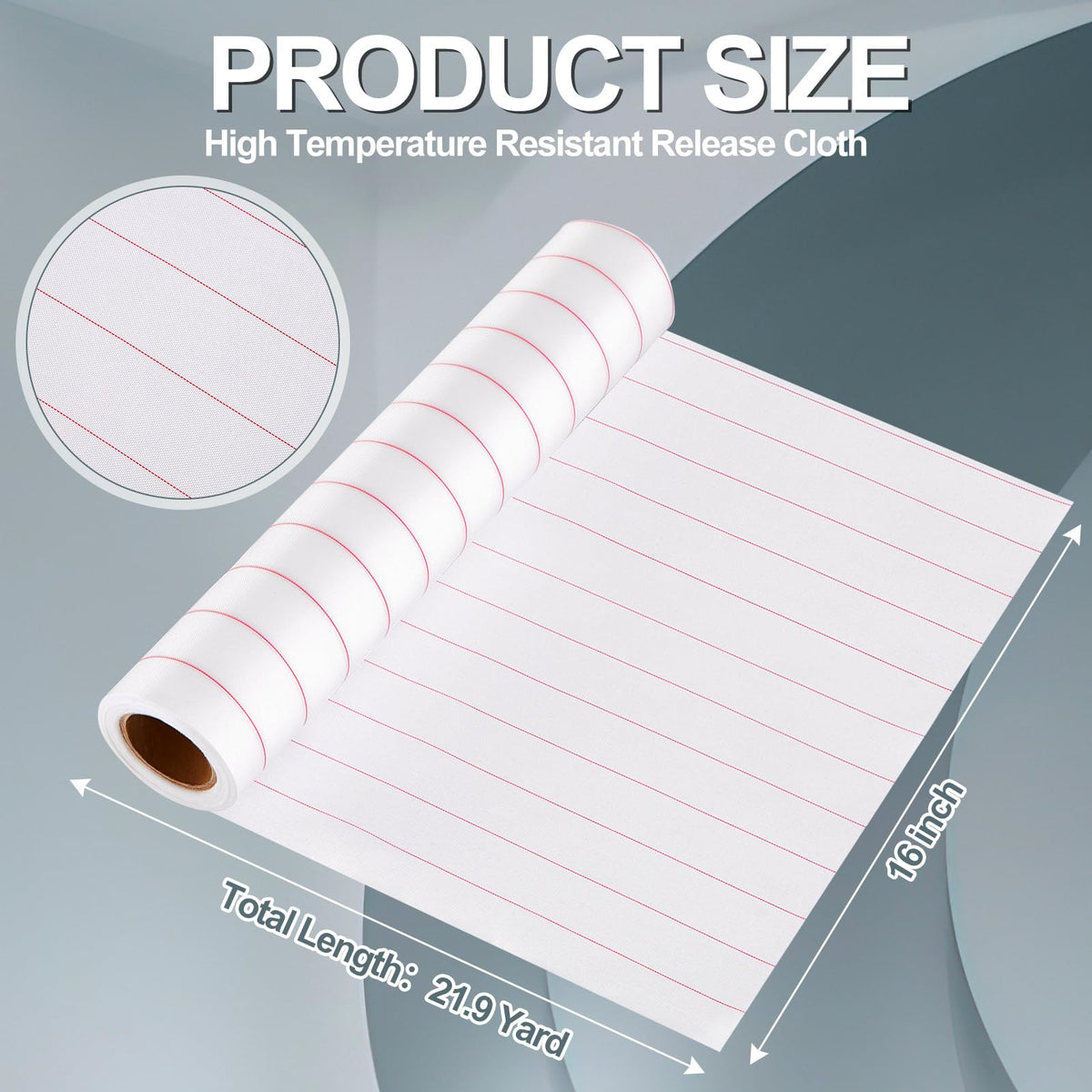 LinkMejor 16 Inch Wide 21.9 Yard Peel Ply High Temperature Resistant Release Fabric for Epoxy and Fiberglass Hand Lay up Cloth Compatible with Carbon Fiber Gel Coat Airplane Auto Boat Repair