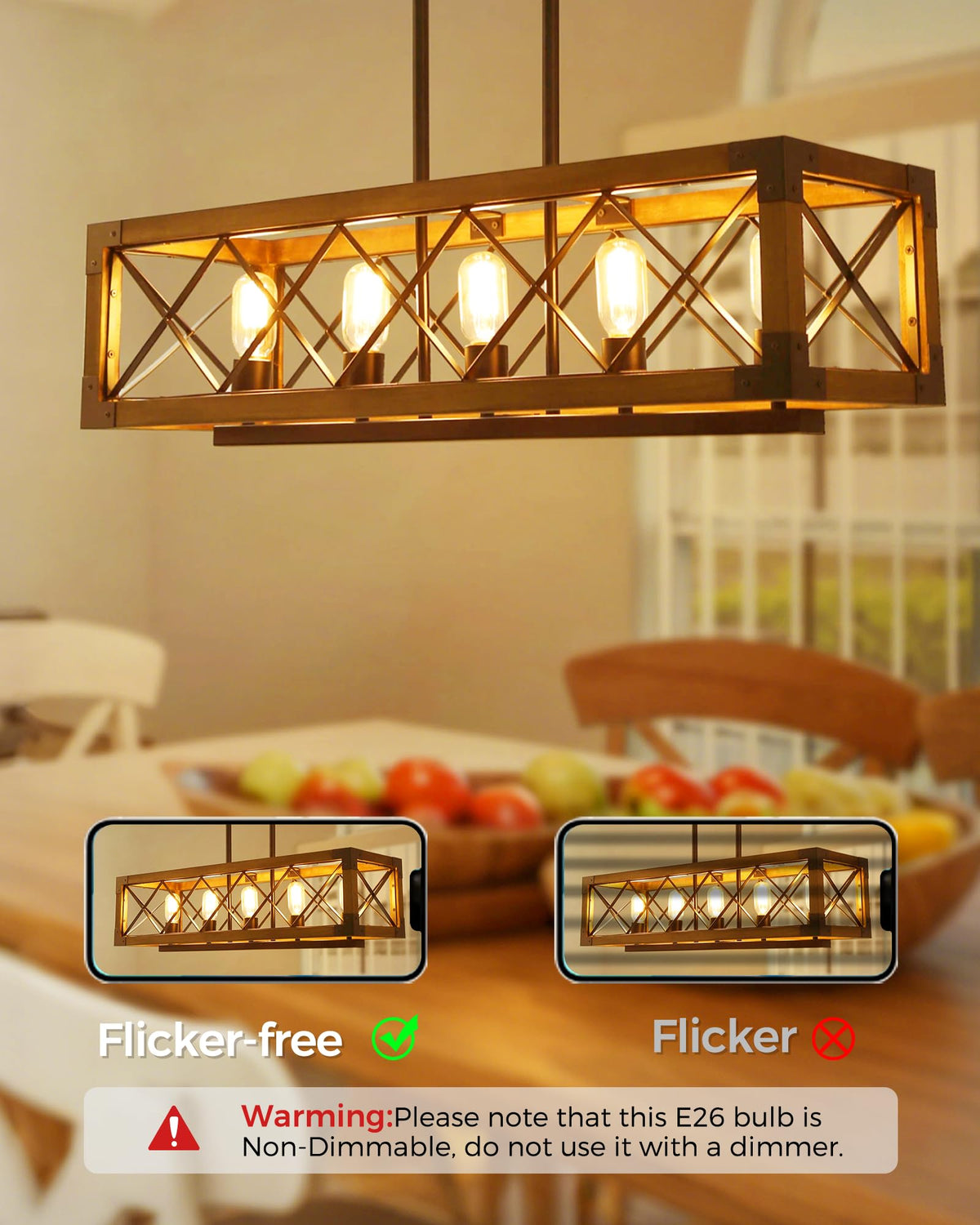 LinkMejor T45 4W LED Edison Glühbirnen E26 Fassung 40W Äquivalent mit klarem Glas