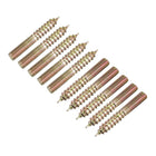 M5x25mm Hanger Bolts, 38pcs Double Ended Thread Dowel Screws for Wood Furniture Connecting