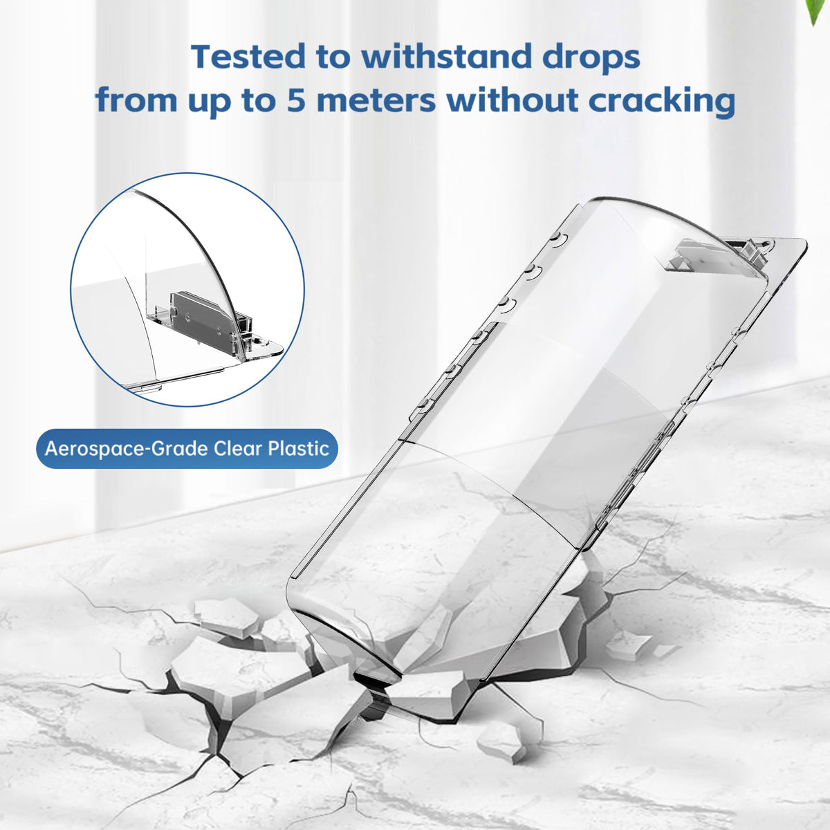 2-Pack Déflecteur de Vent pour Registre, Design Clair de Grade Aérospatial, 8.5-15 po