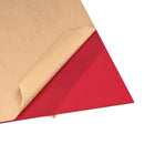 Red Cast Acrylic Sheet,12" x 12",3mm Thick,Plastic PMMA Acrylic Board for Signs Display Projects,Craft