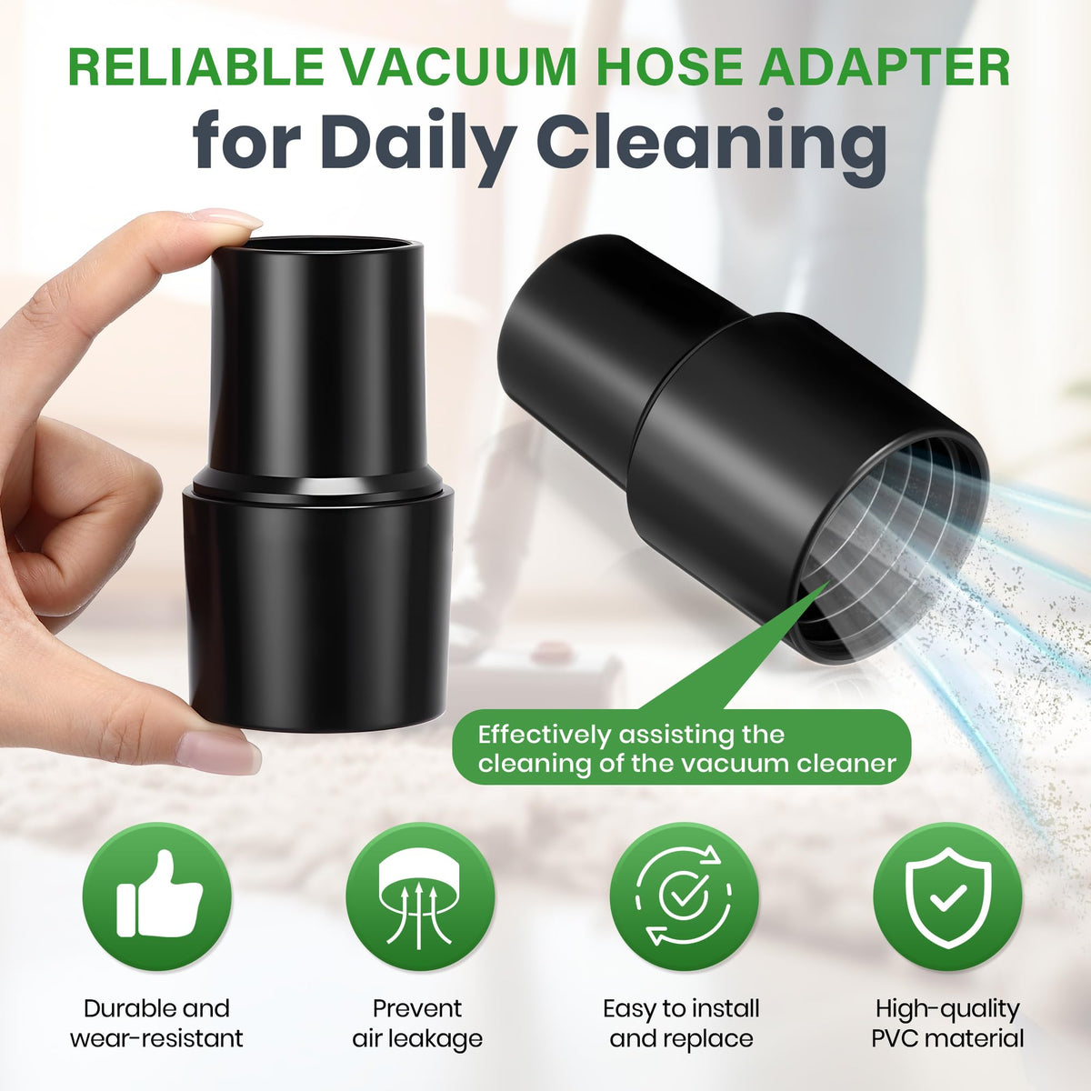 2 pezzi di morsetto per tubo a vapore, compatibile con la lama in alluminio ProTeam da 1,5"