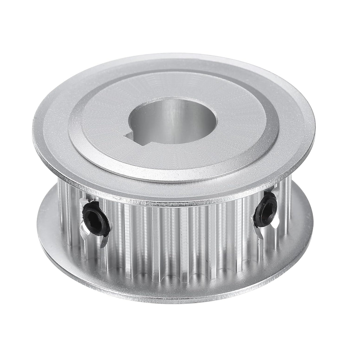 5M-26T-1/2B Timing Belt Pulley 1/2" Bore, 26 Teeth Aluminum Alloy Synchronous Wheel with Keyway, Pitch 5mm Tooth for 15mm Width Belt