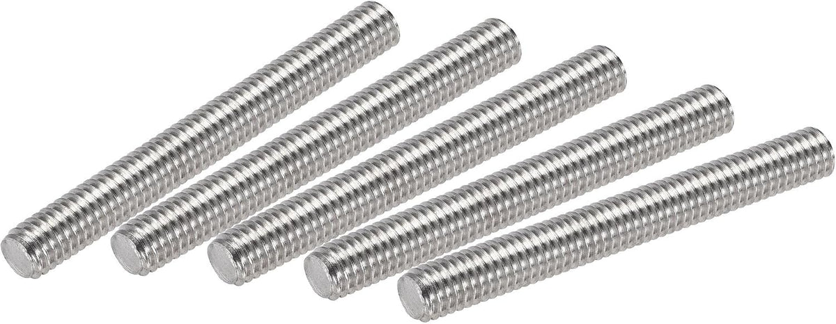 15Pcs M6 x 50mm Fully Threaded Rod 304 Stainless Steel Right Hand Threads,M6-1.0 Thread Pitch