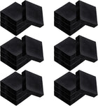 24Pcs Rubber Anti Vibration Pads, 2" x 2" x 0.6" Square Rubber Shock Absorbing Washer Pads, Non-Skid Protector Mat for Washer Dryer Air Conditioner Compressor
