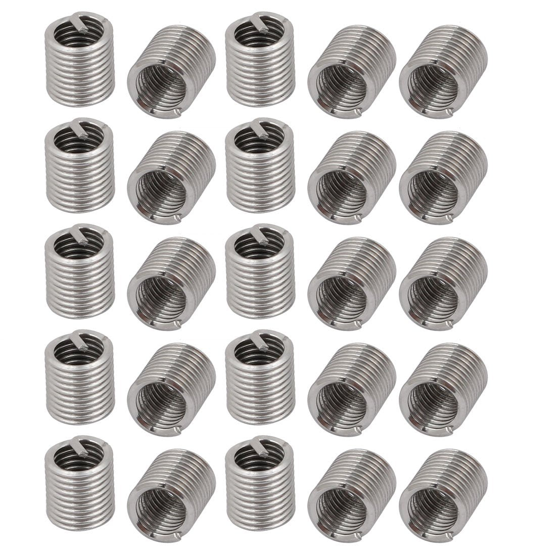 #10-32x0.38 304 Stainless Steel Helical Coil Wire Thread Insert 25pcs
