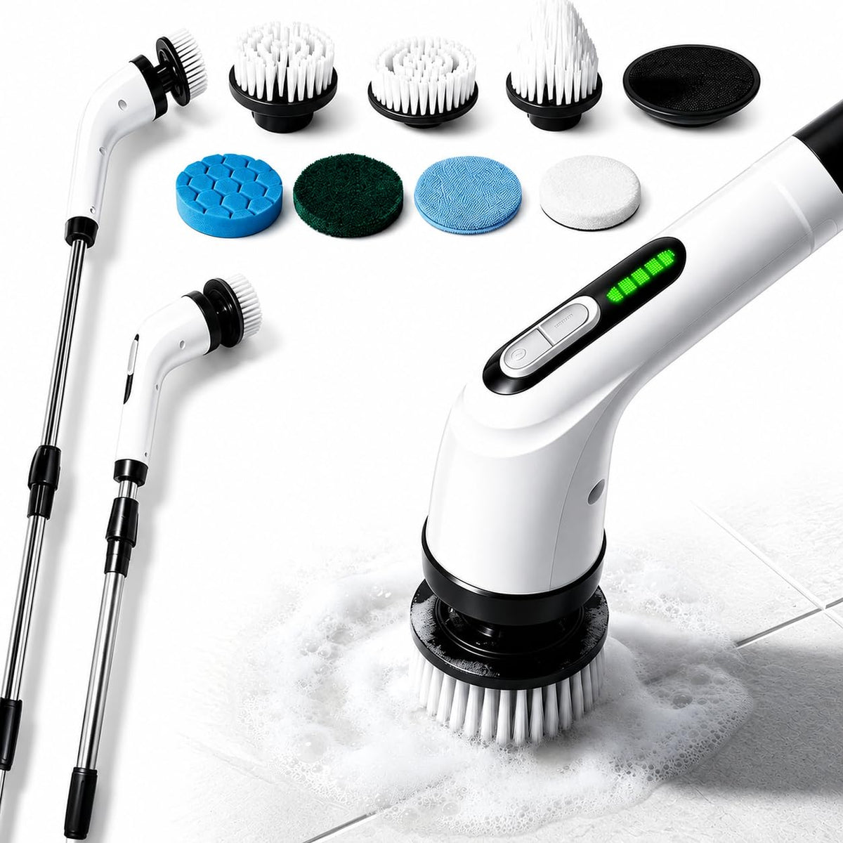 LinkMejor Electric Spin Scrubber for Bathroom