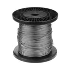 1/16" (1.5mm) 600ft (183m) 304 Stainless Steel Cable Wire Rope 7 x 7 Strands Core Aircraft Wire with Reel for Construction Outdoors Marine Rigging Decking Railings