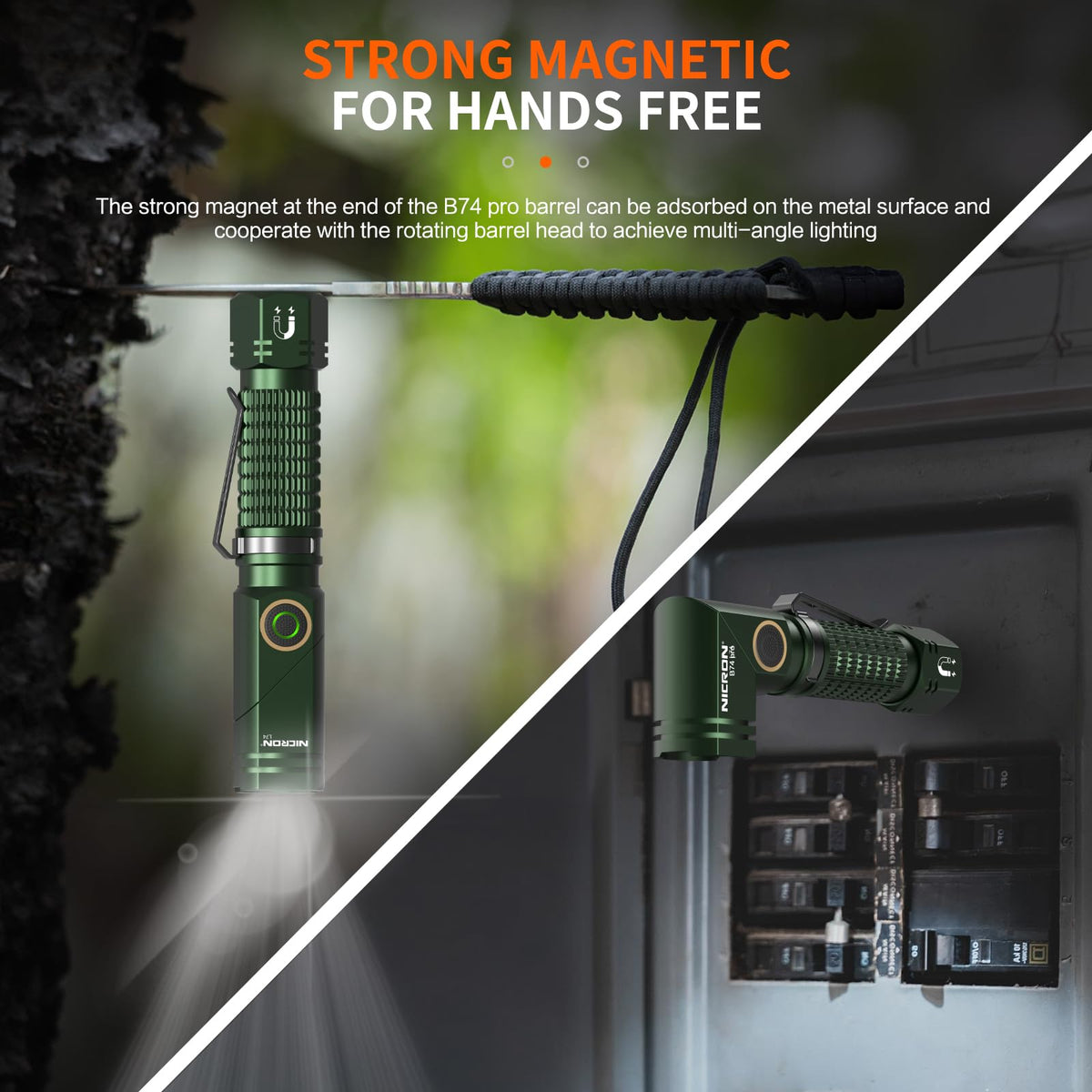 LinkMejor L74 Flashlight Baterai Panjang, 1000 Lumens