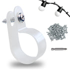 LinkMejor 60 Pack 1/4 in Rope Light Clips ,Cable Clips