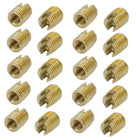 M5x10mm Carbon Steel Zinc Plated Self Tapping Slotted Thread Insert 20pcs