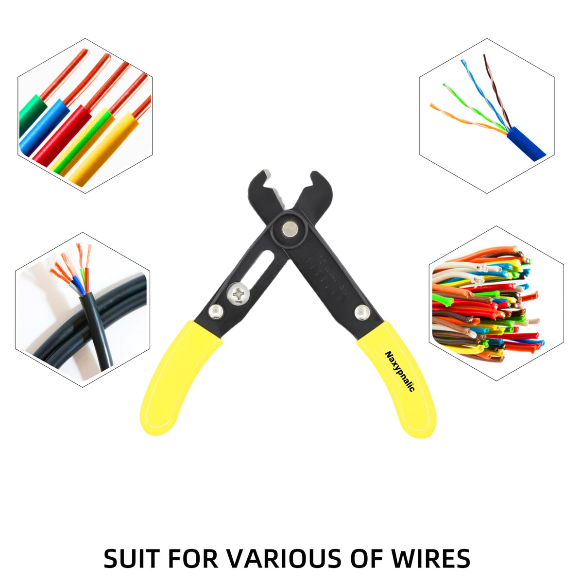LinkMejor 10-30 AWG Micro Adjustable Wire Stripper Tool, Small Wire Cutter for Small Gauge wire, With a wire size setting.