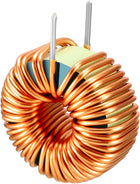 Vertical Toroid Magnetic Inductor Monolayer Wire Wind Wound 220uH 11A Inductance Coil