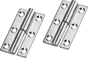 Lift Off Hinge, Stângaci Mini AISI 304 Hinge Dispozitiv de Desprindere pentru Semn Mic 64mm Lung 37mm Lățime Deschisă 2 buc