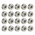 694ZZ Deep Groove Ball Bearing Double Shield 694-2Z 1080094, 4mm x 11mm x 4mm Carbon Steel Bearings (Pack of 20)