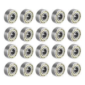 694ZZ Deep Groove Ball Bearing Double Shield 694-2Z 1080094, 4mm x 11mm x 4mm Carbon Steel Bearings (Pack of 20)