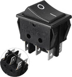 DPDT 6P 2Position 2NO 2NC ON-OFF Snap in Mounting Rocker Switch 16A/250V AC