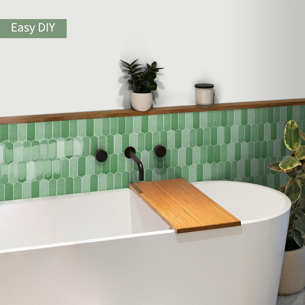 10-Folii Peel and Stick Backsplash Tile-uri pentru Bucătărie, Îmbunătățite și mai groase