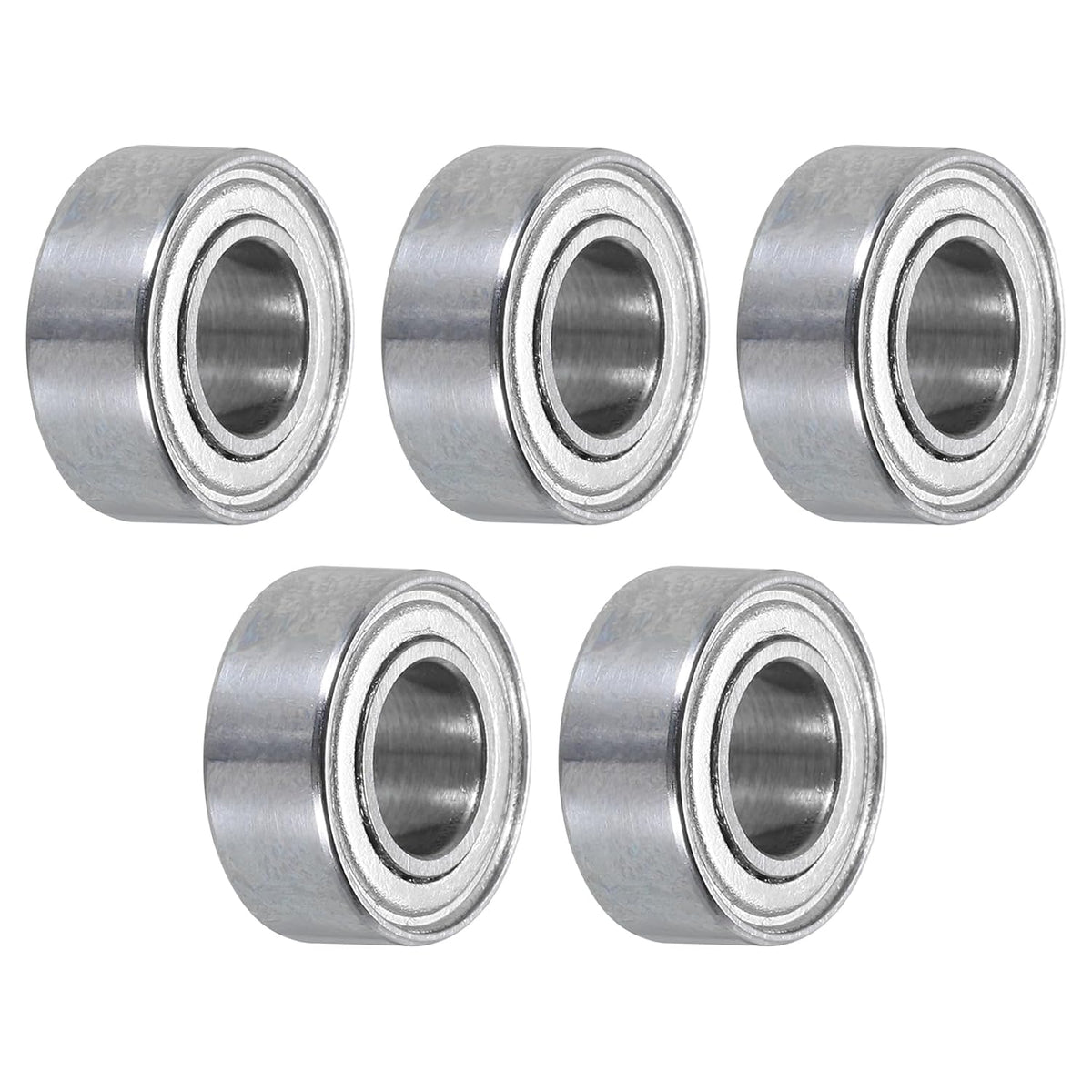 5pcs MR63ZZ Miniaturtiefgetriebene Kugellager 3x6x2.5mm mit doppeltem Schutz für Elektromotor, Haushaltsgeräte, Gartenmaschinen, P6 (ABEC 3)