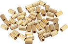 50pcs Brass Round Straight PCB Pillar Female Thread Standoff Spacer M2x3x5mm