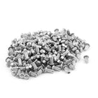 a15091700ux0629 200 Pcs 1/8" x 1/4" Aluminium Round Head Solid Rivets Knurled Shanks (Pack of 200)