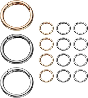 Trigger Spring O Rings, Snap Clip Welded Zinc Alloy Rings