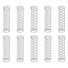 10Pcs Compression Springs, 0.9mm Wire Diameter x 12mm OD x 45mm Length 304 Stainless Steel Extension Spring Ballpoint Pen Pressure Springs for Shop Home Repairs, Silver