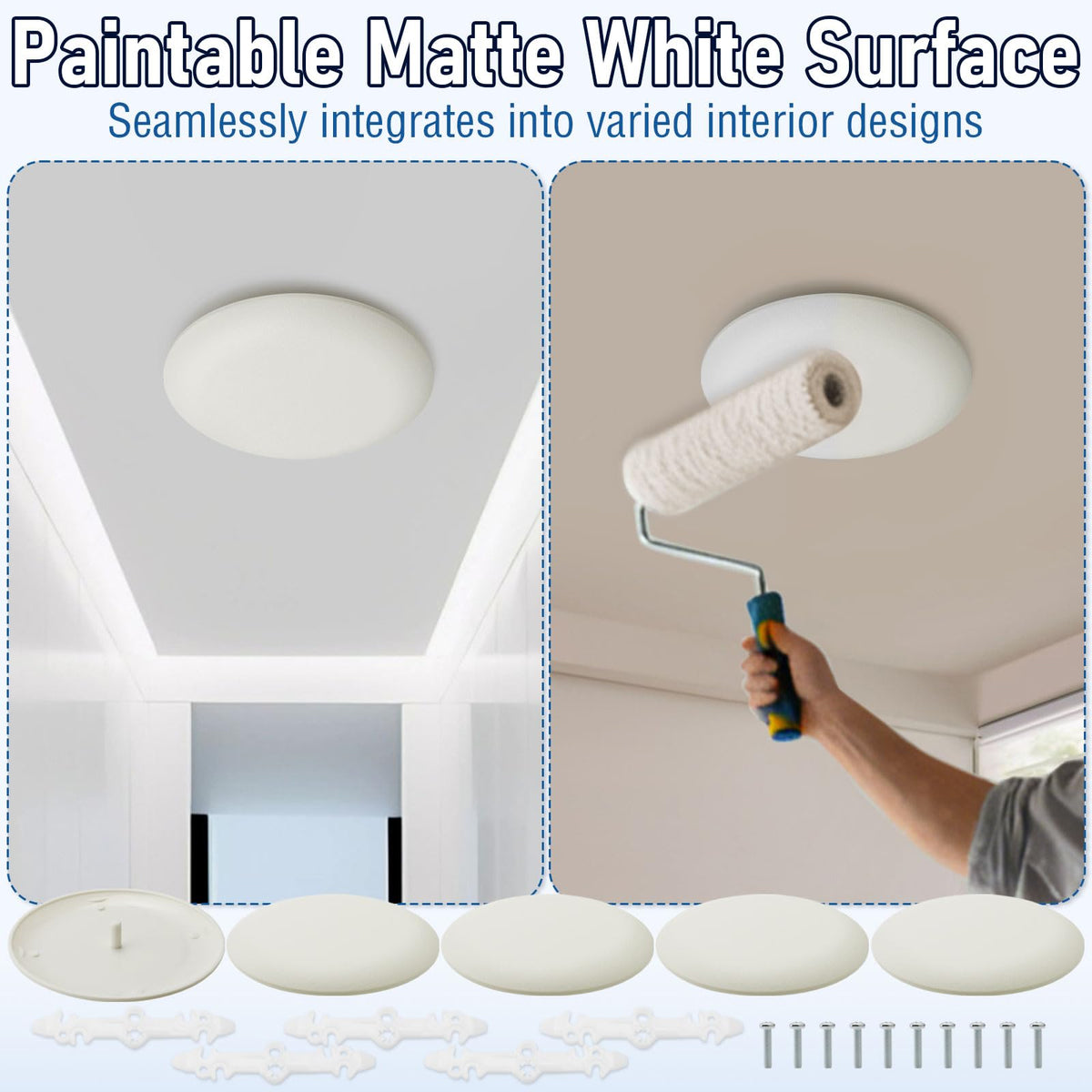 CP3540 Tampão de Teto Circular para Caixas de Conexão de 3.5" a 4", 5 Pacote