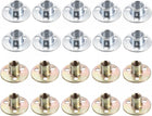 10pcs M10x37x2.5mm, 10pcs M10x25x1.8mm, Brad Hole Tee Nut Carbon Steel T-Nuts Furniture Hardware Set