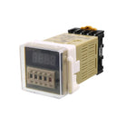 DH48J-8 1-9999 Panel Mount Digital Counter Relay w Base AC/DC 24V
