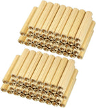 100pcs Brass Round Straight PCB Pillar Female Thread Standoff Spacer M2x3x15mm