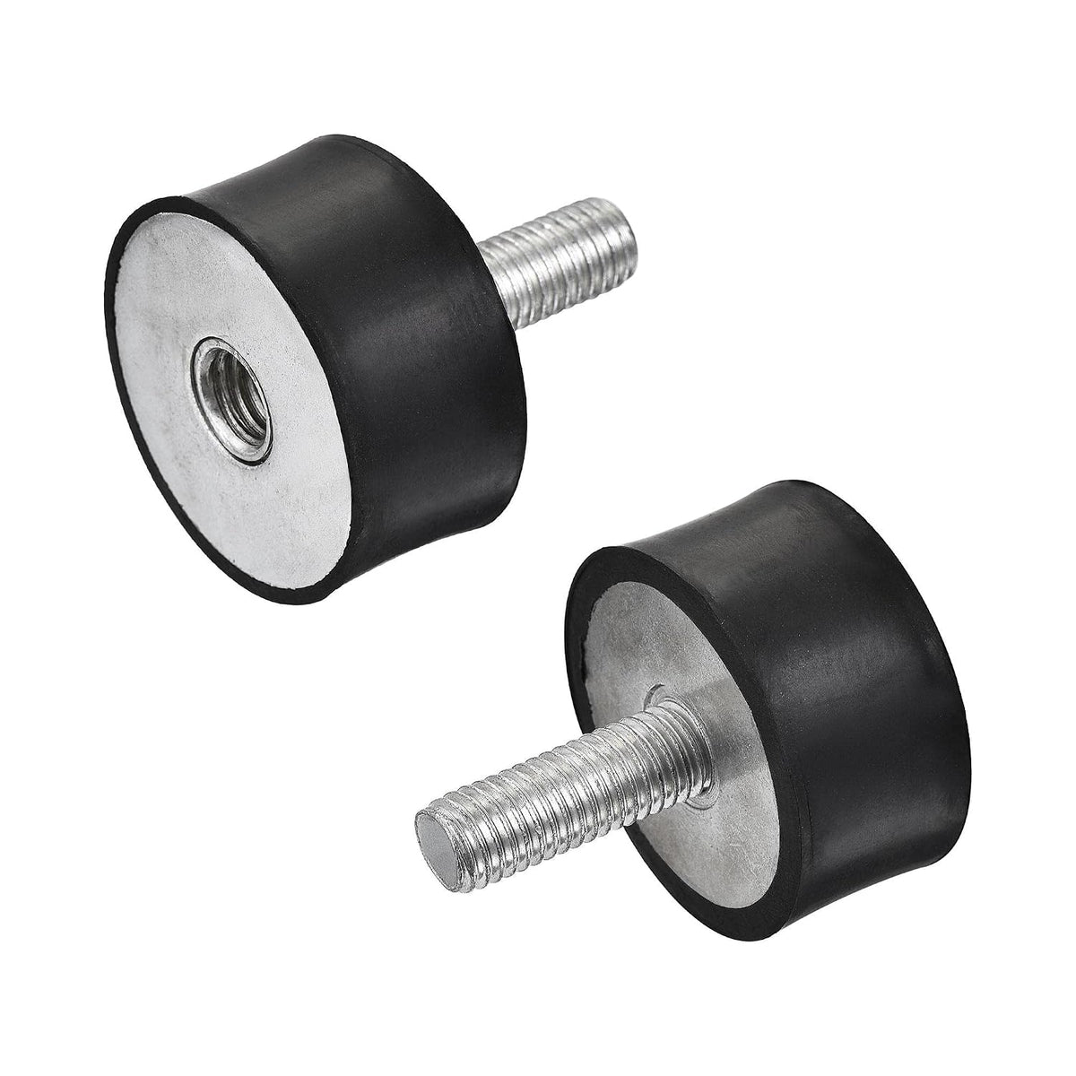 M10 Rubber Mounts, 2pcs Male/Female Shock Absorber, for Motor Generator Compressor Garage Reverse Pump Impact Air Generator Bobbins, D40mmxH20mm
