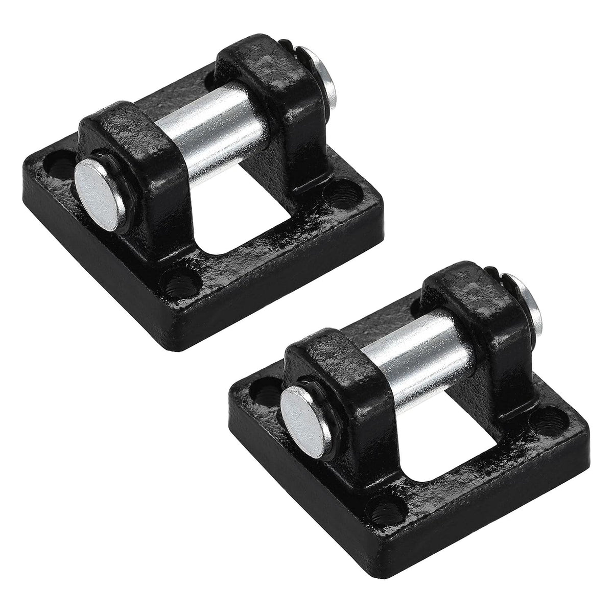 Air Cylinder Rod Clevis Mounting Bracket 4 Bolt Holes 14mm Pin Pneumatic Parts Mounting Base 2pcs
