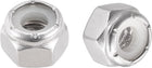 1/4-20 UNC Nylon Insert Hex Lock Nuts, 304 Stainless Steel, Plain Finish, 25pcs