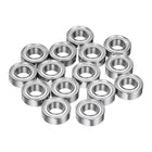 15pcs MR126ZZ Miniature Deep Groove Ball Bearings 6x12x4mm Double Shielded Bearings for Electric Motor, Home Appliances, Garden Machinery, (ABEC 3)