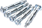M5x52mm Hollow Drive Wall Bolt Screws Zinc Plated Steel for Drywall, Plaster and Tile 10pcs