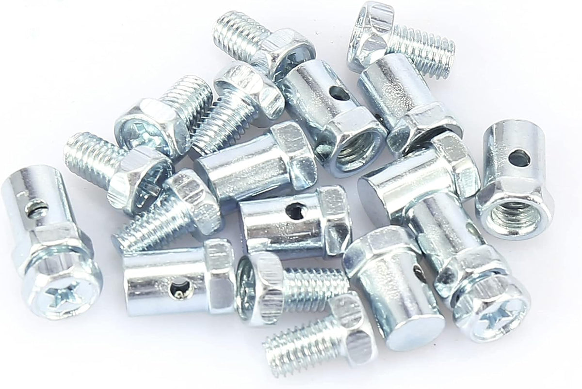 Universal 10Pcs Brake Line Cable Wire Fixed Screws Fastener for Motorcycle