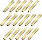 Brass Tube 5mm OD 0.5mm Wall Thickness 30mm Length Pipe Tubing for DIY 16 Pcs