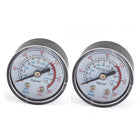 2pcs 40mm Round Dial 0-11Bar 0-180PSI 1/8BSP Thread Air Pressure Gauge