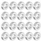 20pcs Aluminum Spacer 5mm Bore 10mm OD, 1/8" Length Screw Standoff Bushing Plain Finish Round Spacer for M5 Screws Bolts and Rods