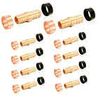 10PC LinkMejor 1/2" PEXクリップ X 1/2" PBポリブチレン接続コーサリング