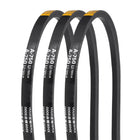 3Pcs A750 Rubber V-Belt, 750mm Inner Circumference x 13mm Width x 8mm Thickness, Classic Wrapped V-Belts for Industrial Machinery Equipment