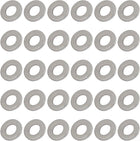 8mmx16mmx2mm Engine Oil Drain Plug Crush Gasket Aluminum Washer Seals 30pcs